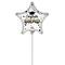 9" Ombre Congrats Grad Star Foil Stick Balloon